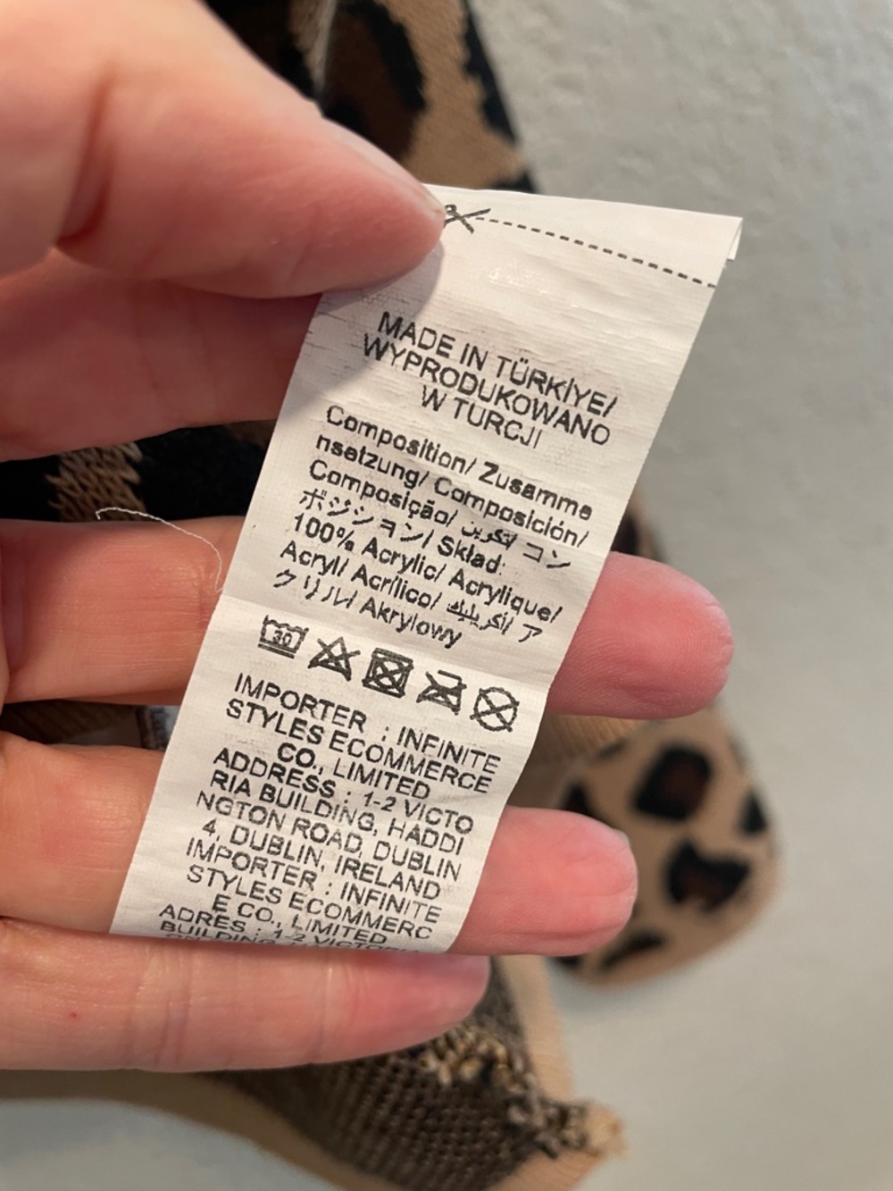 Leopard Womens Small Print Button-Front Cardigan … - image 3